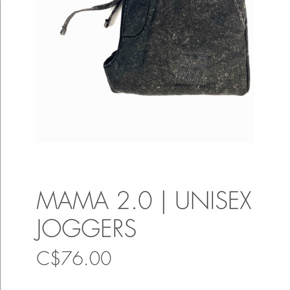 Like new (washed once - never dried) ashco (original MAMA brand) jogging pants - Picture 2 of 5